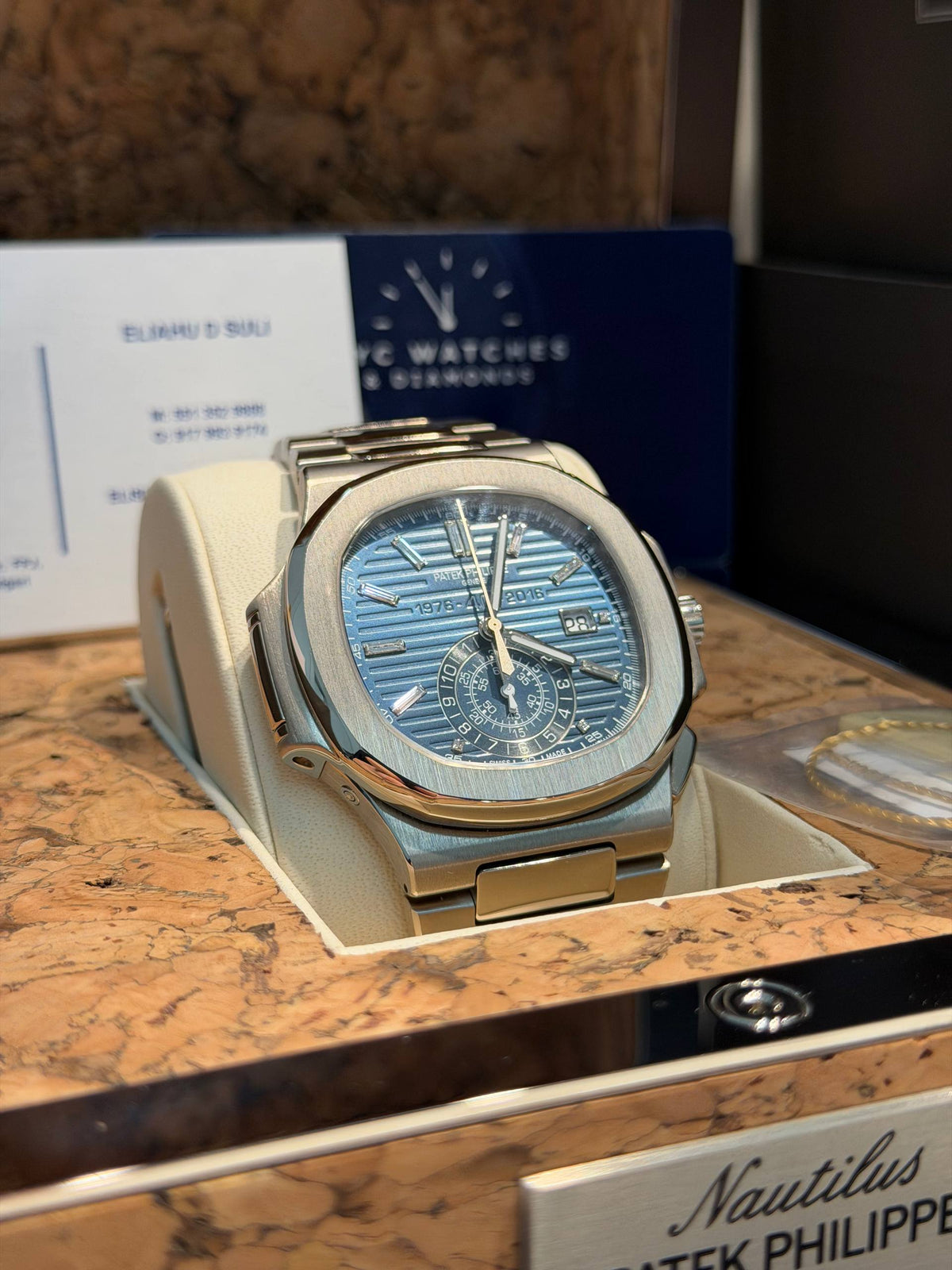 Patek Philippe Nautilus Chronograph - 40th Anniversary Limited Edition - 44 MM - White Gold - 5976/1G-001
