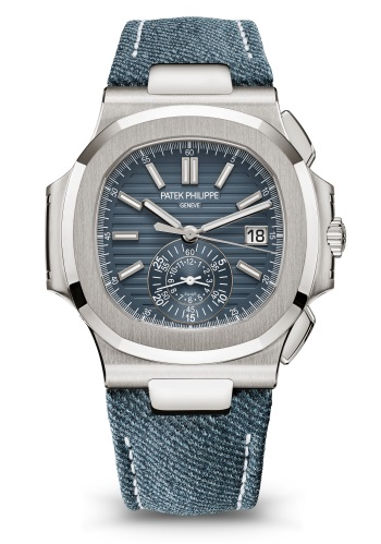 Patek Philippe Nautilus - Flyback Chronograph - 40.5 MM - White Gold - 5980/60G  nyc watcher nyc watches