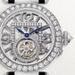 Cartier Pasha de Cartier White Gold 41 MM - Black Alligator Strap - Skeleton Dial - HPI01435