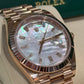 Rolex Day-Date - 40 MM - Rose Gold - MoP Baguette Dial - 228235-0056