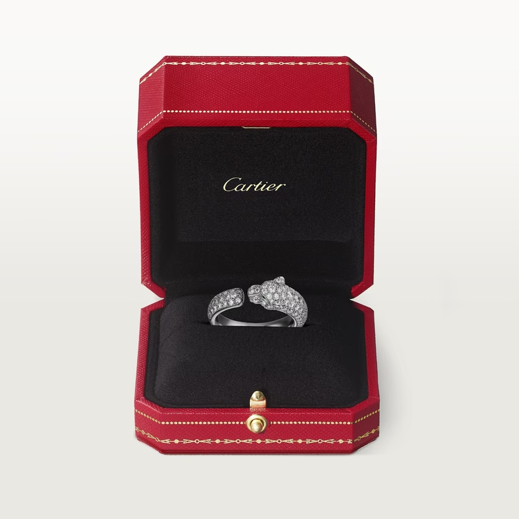 Cartier Panthère de Cartier Ring - White Gold - Diamonds - N4765600