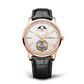 JLC - Master Ultra Thin Tourbillon Moon - 41.5 MM - Pink Gold - Eggshell Beige Dial - Black Leather Strap - Q169242J