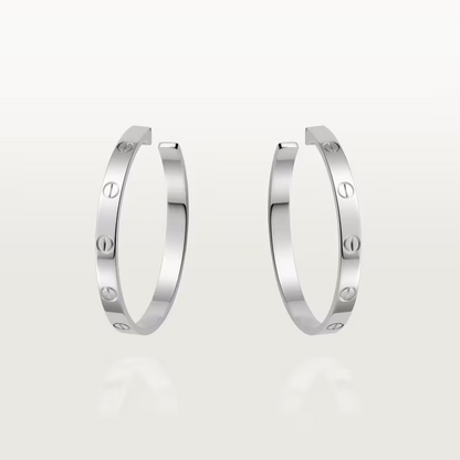 Cartier Love Earrings - White Gold - B8028300