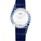 Piaget Limelight Gala - White Gold 32 MM - Blue Leather Strap - Diamond Bezel - White Mother-Of-Pearl Dial - G0A45363