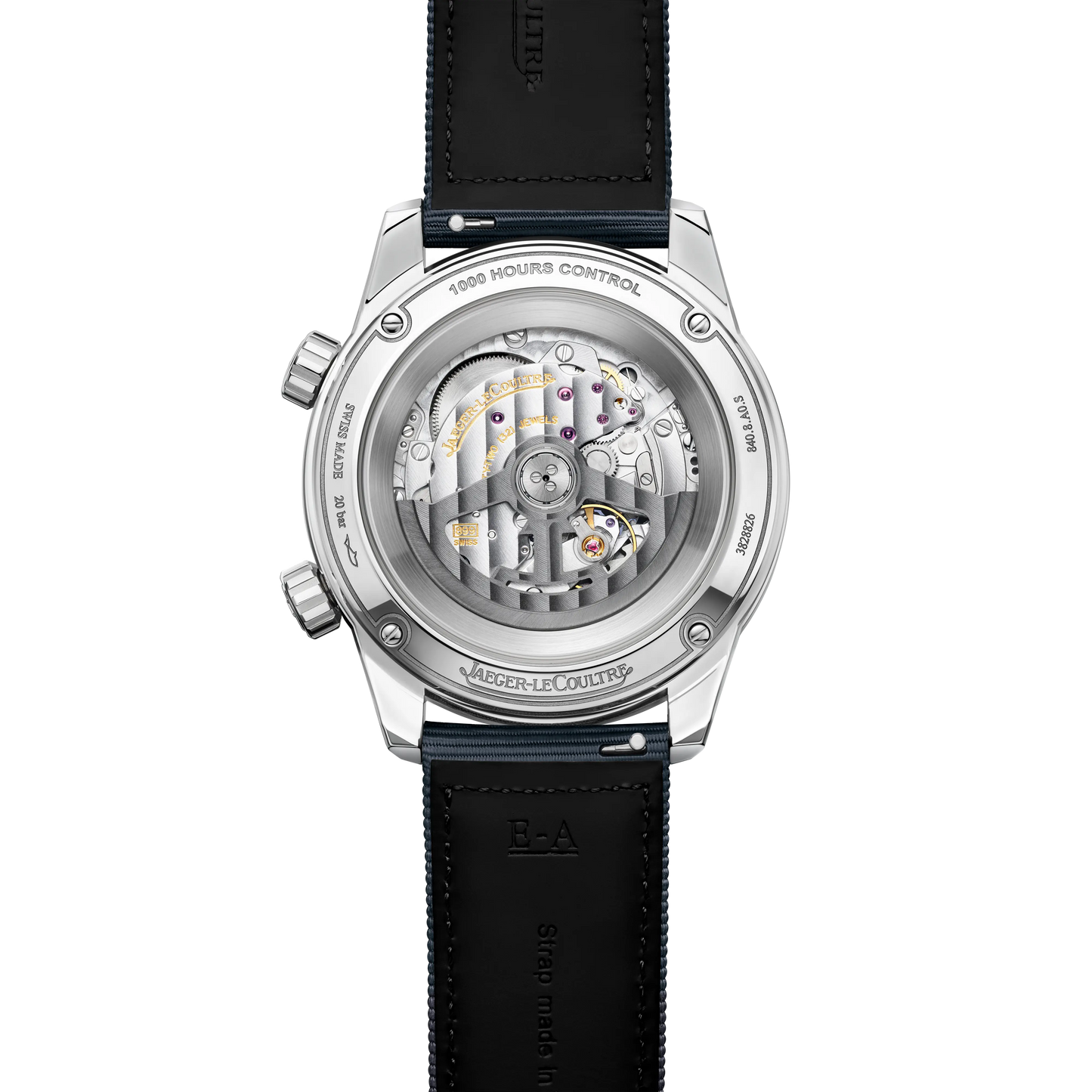 JLC - Polaris Date - 40 MM - Stainless Steel - Blue Sunburst Dial - Blue Canvas Strap - Q9128981