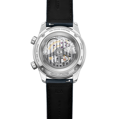 JLC - Polaris Date - 40 MM - Stainless Steel - Blue Sunburst Dial - Blue Canvas Strap - Q9128981