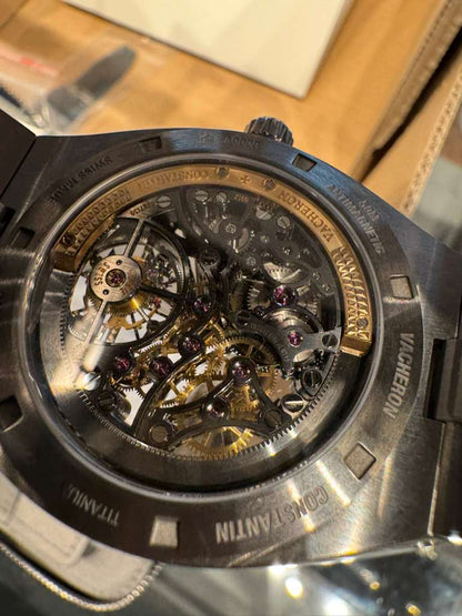 Vacheron Constantin - Overseas Tourbillon - 42.5 MM - Titanium - Skeleton Dial - 6000V/210T-B935