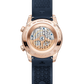 JLC - Polaris Perpetual Calendar - 42 MM - Pink Gold - Ocean Blue Dial - Blue Rubber Strap - Q9082681
