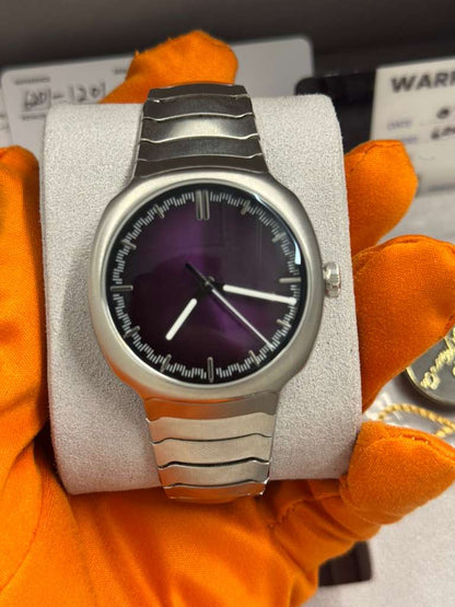 H. Moser & Cie Streamliner Centre Seconds Stainless Steel 40 MM - Purple Haze Dial - 6201-1201