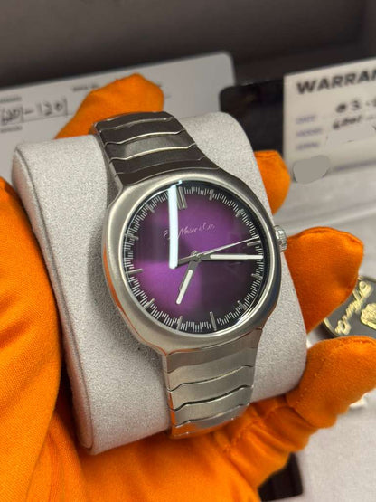 H. Moser & Cie Streamliner Centre Seconds Stainless Steel 40 MM - Purple Haze Dial - 6201-1201