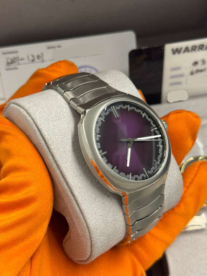 H. Moser & Cie Streamliner Centre Seconds Stainless Steel 40 MM - Purple Haze Dial - 6201-1201