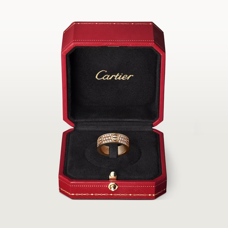 Cartier Ring - Rose Gold - Diamond Paved - B4087600