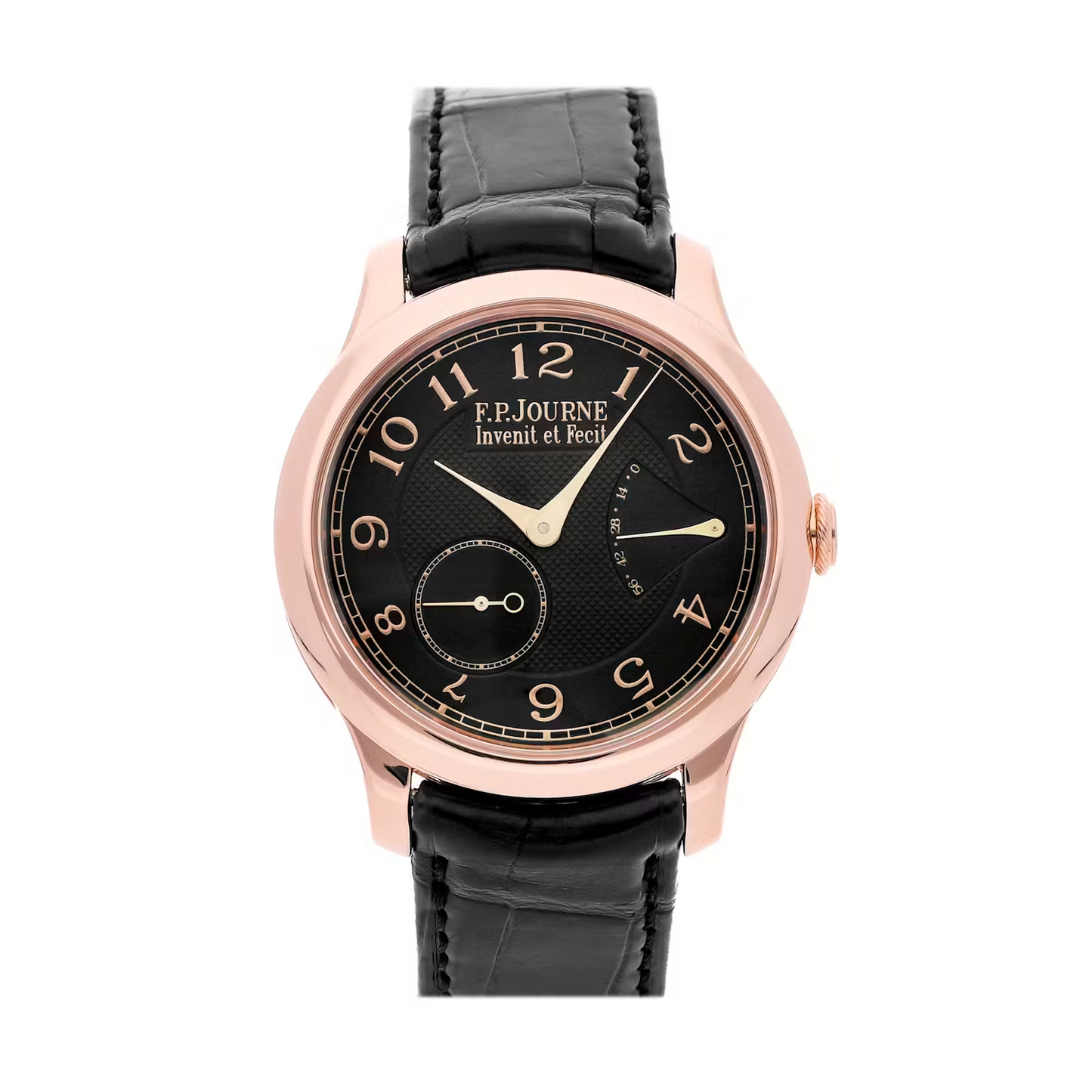 F.P. Journe Boutique Chronometre Souverain Boutique Edition Rose Gold 40 MM - Black Leather Strap - Black Dial - CS G 40 BOUTIQUE nyc watcher nyc watches