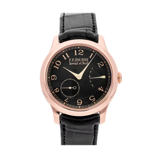 F.P. Journe Boutique Chronometre Souverain Boutique Edition Rose Gold 40 MM - Black Leather Strap - Black Dial - CS G 40 BOUTIQUE nyc watcher nyc watches