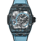 Hublot Spirit of Big Bang Tourbillon Carbon Sky Blue 42 MM - Black and Blue Rubber Strap - Sapphire Crystal Dial - 645.QL.5117.RX