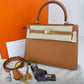 Hermès Kelly Sellier 25 - Gold Epsom - Gold Hardware - K25GEGHW