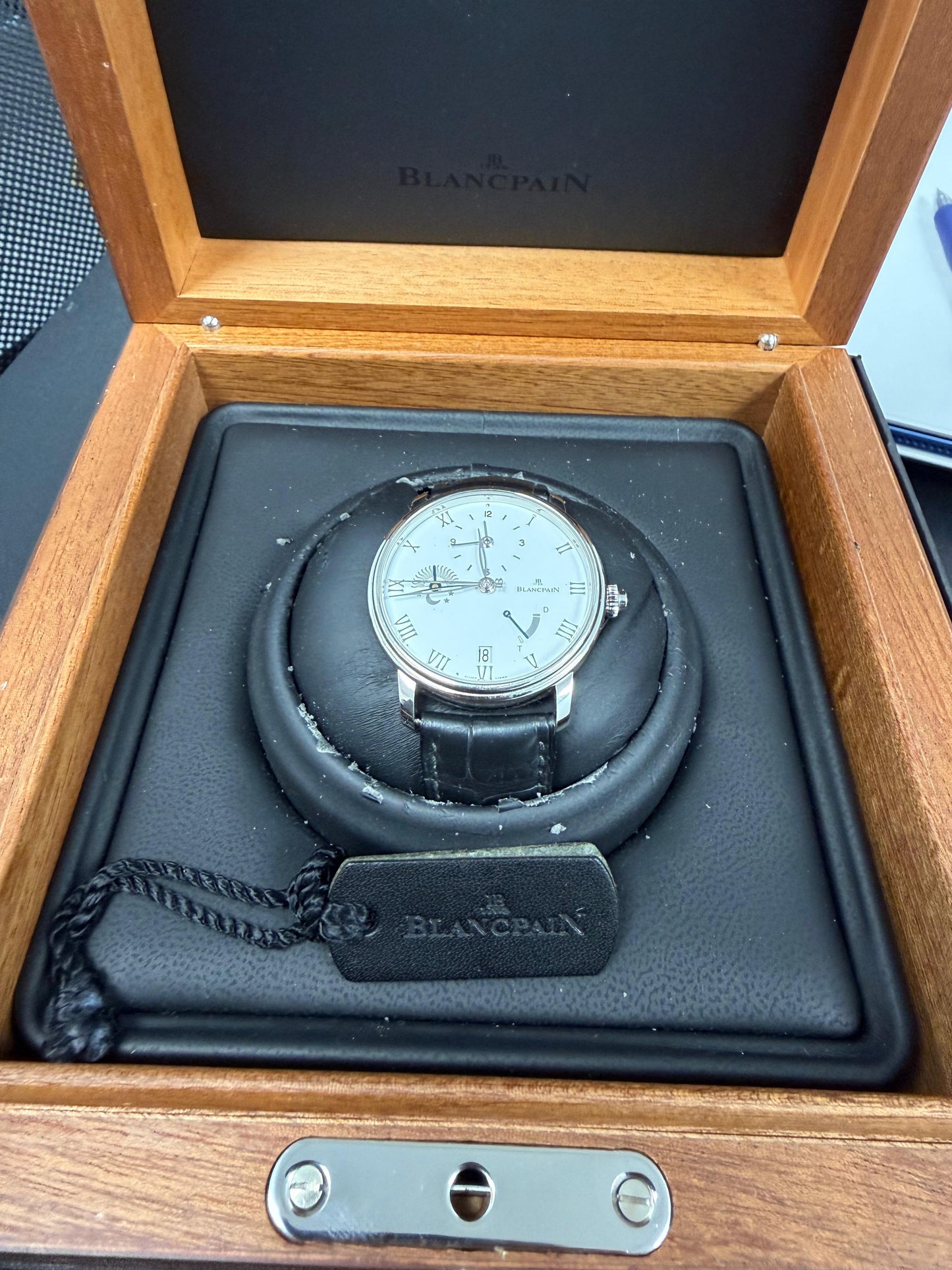 Blancpain - Villeret Demi-Fuseau Horaire - 40 MM - Steel Case - White Dial - 6660 1127A 55B