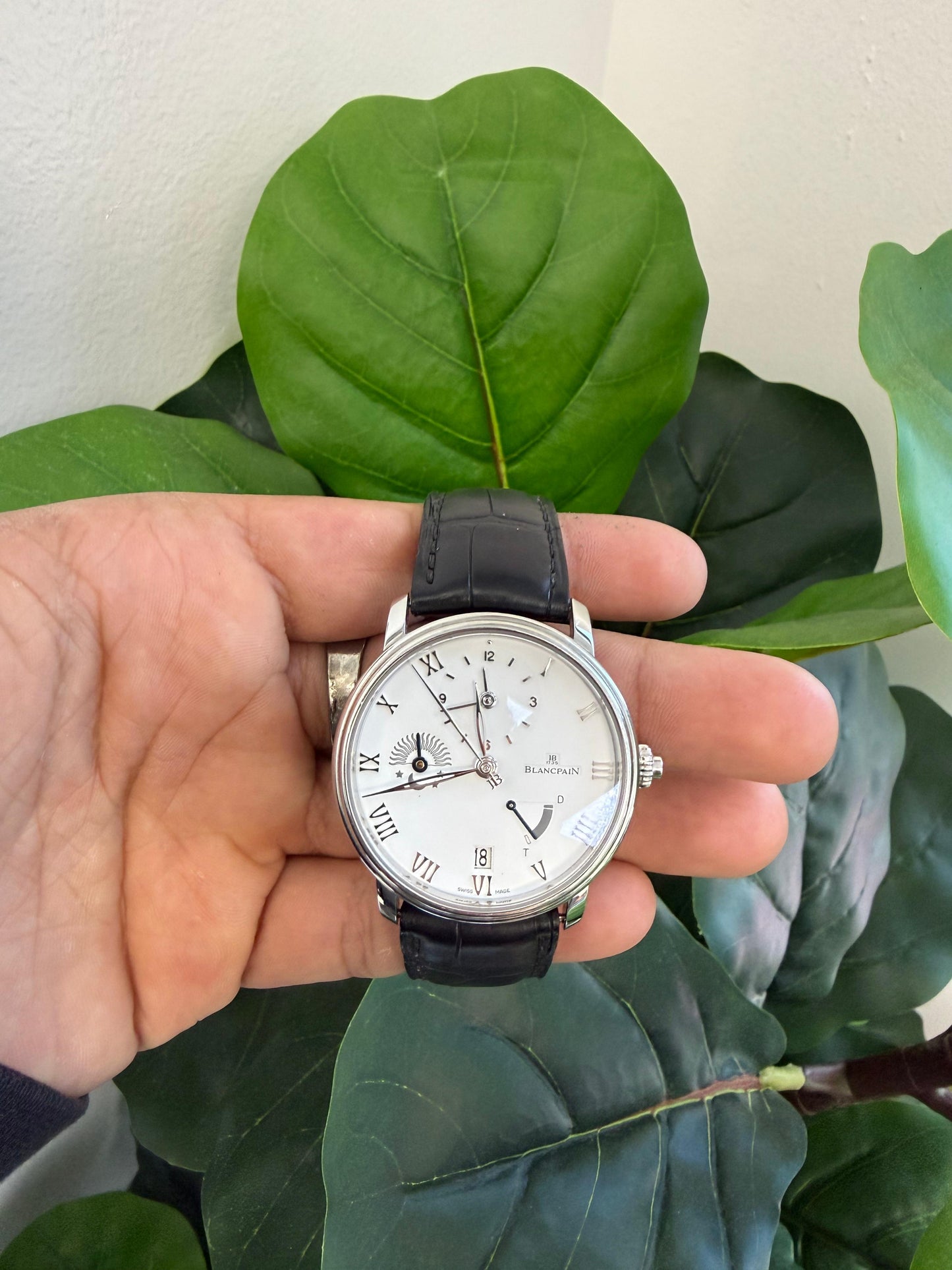 Blancpain - Villeret Demi-Fuseau Horaire - 40 MM - Steel Case - White Dial - 6660 1127A 55B