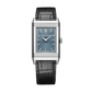 JLC - Reverso Tribute Enamel Xu Beihong Two Horses - Limited Edition - 45.6 MM x 27.4 MM - White Gold - Blue Guilloché Enamel Dial - Black Leather Strap - Q39334B2