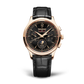 JLC - Master Control Chronograph Calendar - 40 MM - Pink Gold - Black Dial - Black Leather Strap - Q413257J