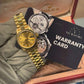 Rolex Datejust - 26 MM - Yellow Gold - President Bracelet - Fluted Bezel - Champagne Diamond Dial - 68178 chdp