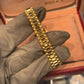 Rolex Datejust - 26 MM - Yellow Gold - President Bracelet - Fluted Bezel - Champagne Diamond Dial - 68178 chdp