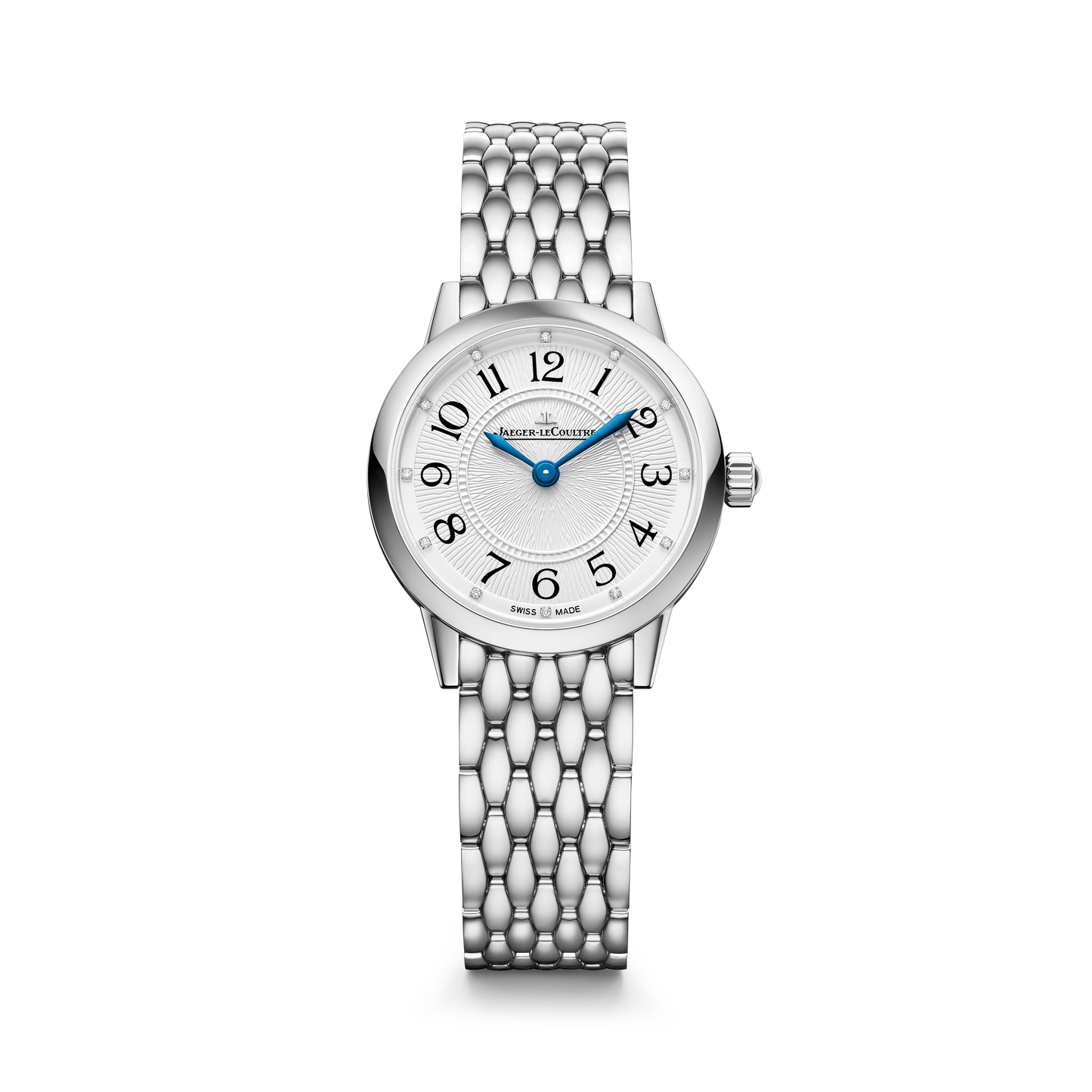 JLC - Rendez-Vous Classic Hour-Minute - 29 MM - Stainless Steel - Silvered-Gray Guilloché Dial - Stainless Steel Bracelet - Q3658110