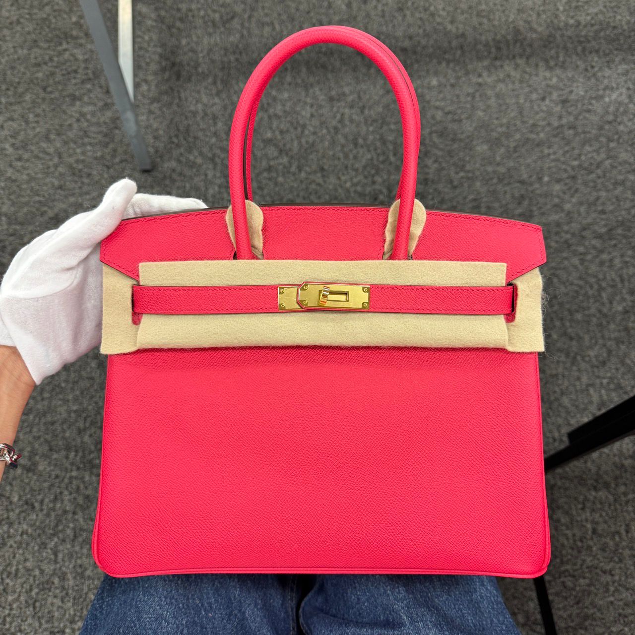 Hermès Birkin 30 - Rose Extreme - Epsom - Gold Hardware - B30REGHW