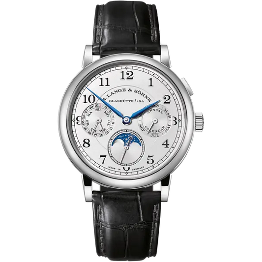 A.Lange & Söhne - 1815 Annual Calendar - Moonphase - 40 MM - White Gold - White Dial - 414.028  nyc watcher nyc watches