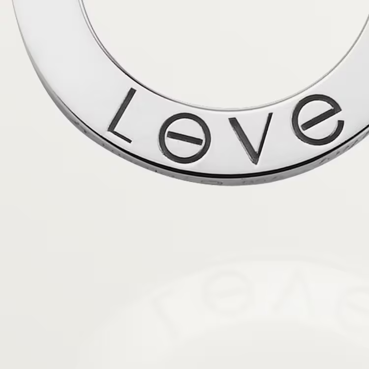 Cartier Love Necklace - White Gold - B7014300