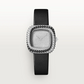 Cartier Coussin de Cartier White Gold 30.4 MM - Black Calfskin Strap - Diamond Bezel - White Gold Diamond Dial - WJCS0007