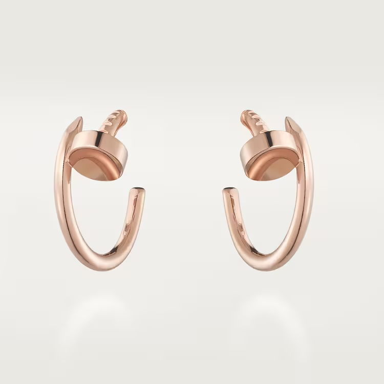 Cartier Just Un Clou Earrings - Rose Gold - B8301234