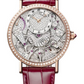 Breguet Tradition Rose Gold 37 MM - Red Leather Strap - Diamond Bezel - Diamond Paved Dial - 7035BR/D8/9V6/D00D