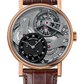 Breguet Tradition Grande Complication Fusee Tourbillon Rose Gold 41 MM - Brown Leather Strap - Black Rhodium Dial - 7047BR/G9/9ZU