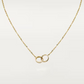 Cartier Love Necklace - Yellow Gold - Diamonds - B7013800