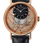 Breguet Tradition Rose Gold 40 MM - Black Leather Strap - Black & Grey Dial - 7057BR/R9/9W6