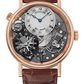 Breguet Tradition Rose Gold 40 MM - Brown Leather Strap - Silver & Grey Dial -  7067BR/G1/9W6