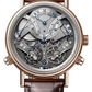 Breguet Tradition Chronograph Independent Rose Gold 44 MM - Brown Leather Strap - Silver Gold Dial - 7077BR/G1/9XV