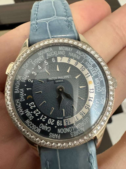 Patek Philippe Complications - World Timer Beijing - 36 MM - White Gold - 7130G-016
