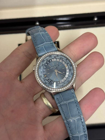 Patek Philippe Complications - World Timer Beijing - 36 MM - White Gold - 7130G-016