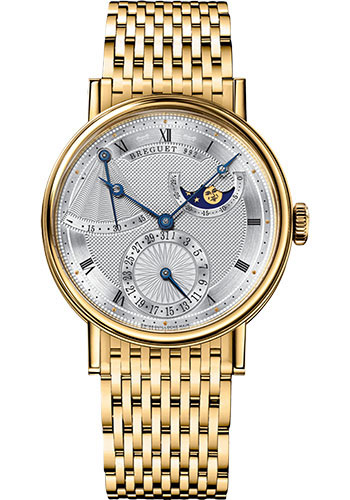 Breguet Classique Yellow Gold 39 MM - Yellow Gold Bracelet - Silver Dial - 7137BA/11/AV0