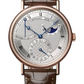 Breguet Classique Rose Gold 39 MM - Brown Leather Strap - Silver Dial -  7137BR/15/9VU