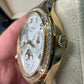 Patek Philippe Grand Complications - 35 MM - Rose Gold - Silver Dial - Alligator Leather Strap - 7140R-001
