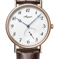 Breguet Classique Rose Gold 40 MM - Brown Leather Strap - White Dial - 7147BR/29/9WU