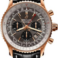 Breitling Navitimer B03 Chronograph Rattrapante 45 MM - Alligator leather strap - Anthracite dial - RB0311E61F1P1