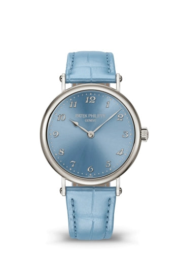 Patek Philippe Calatrava - 34.6 MM - White Gold - Sunburst Ice Blue Dial - 7200/50G-012
