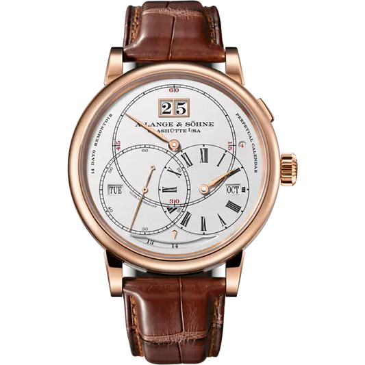 A.Lange & Söhne Richard Lange Perpetual Calendar - 45.5 MM - Rose Gold - Silver Dial - 180.032FE  nyc watcher nyc watches