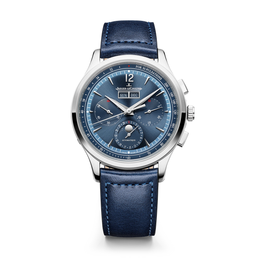 JLC - Master Control Chronograph Calendar - 40 MM - Stainless Steel - Blue Dial - Stainless Steel Bracelet - Q4138180