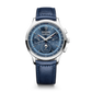 JLC - Master Control Chronograph Calendar - 40 MM - Stainless Steel - Blue Dial - Blue Leather Strap - Q4138480