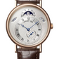 Breguet Classique Rose Gold 39 MM - Brown Leather Strap - Silver Dial - 7337BR/15/9VU